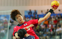 여자 핸드볼 결승 전반,  한국 일본 17-5 압도 [인천아시안게임]