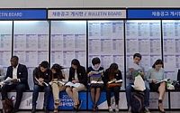 [포토]외국인 유학생 채용박람회 '채용박스에 앉은 외국인들'