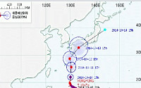 이례적 10월 태풍 봉퐁, 초속 56m 풍속의 '중형급'…13일 전국에 비바람