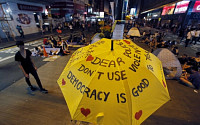 홍콩 법원 ‘점거해제’ 명령 두고 시위 찬반세력 대립