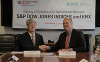 거래소, S&amp;P와 KRX 지수 글로벌 세일즈 계약 체결