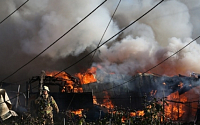 ‘구룡마을’ 화재로 주민 1명 사망, 139명 대피