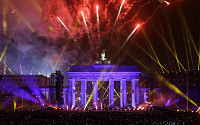 [포토] 베를린 장벽 붕괴 25주년 불꽃놀이