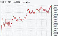 원·달러 환율 1100원대 중반으로 ‘껑충’…日 소비세 인상 연기 영향