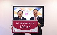 [포토]LG,  ‘이웃사랑 성금’ 120억 기탁