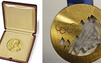노벨상 메달 경매 출품, 예상가 약 280억원…올림픽 금메달 경매가와 비교하니