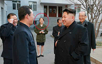 [포토] 김여정 북한 노동당 부부장, 활짝 웃는 모습 '눈길'