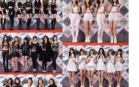'가요대전' 걸그룹 의상 'AOA 티아라 포미닛' 검은색vs'카라 에이핑크' 흰색…오렌지캬라멜은?