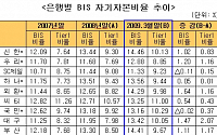 '자본 수혈' 은행권 BIS비율 급등