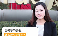 한국투자증권, 연 6.20% 수익 추구 지수연계 ELS 모집