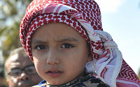 [포토] 요르단 시민들 IS 만행 규탄 집회... 군복 입고 참가한 아이