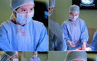 ‘블러드’ 구혜선, 수술실 의사 변신…흰 얼굴에 피 튀겨+강렬 눈빛 포착