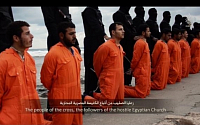 IS, 이집트 콥트교도 인질 21명 단체 참수 주장 영상 공개