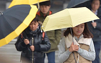 '일기예보' 오늘의 날씨, 전국 흐리고 눈·비 &quot;우산 챙기세요&quot;...출근길 현재 기온은?