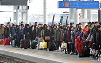 [포토]귀경인파 '북적이는 서울역'