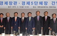 임금인상 촉구한 최경환, 경제5단체장 반발에 후퇴(?)