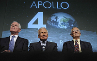 [포토] 아폴로 달착륙 40주년 기념식 참석한 우주비행사들