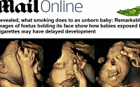 “엄마, 숨 막혀요”… ‘흡연 임신부’ 태아 표정 충격