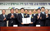 [포토] 기업은행, 새만금 입주기업 금융지원 협약