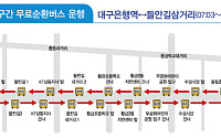 대구 국제마라톤...교통장애구간 무료순환버스 운행