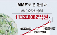 [데이터뉴스] 떠도는 돈 MMF로…5년만에 110조원대 돌파