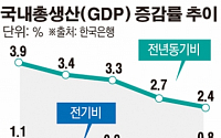 1분기 GDP 전기비 0.8% 성장…4분기째 0%대