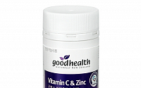 굿헬스 중성비타민C ‘비타민C&amp;아연’, 면역력 증진에 도움