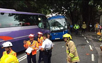 홍콩서 한ㆍ중 관광버스 충돌해 한국인 16명 포함 53명 다쳐