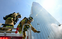 [포토]민관합동 초고층건물 화재 대피훈련