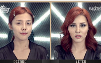 [붐업영상] 메이크업으로 어벤져스 '블랙 위도우'로 변신한 한국여성