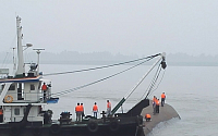 양쯔강 선박 침몰, 1명 사망…에어포켓 포착