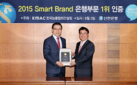 신한銀, 한국능률협회 선정 ‘스마트 브랜드’ 은행 부문 1위
