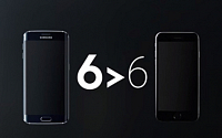 [영상] 삼성, 갤럭시S6ㆍ아이폰6 비교 광고 공개…‘6&gt;6’ 캠페인 눈길