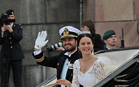 스웨덴 왕위 계승 서열 3위 칼 필립 왕자, 전직 모델과 결혼