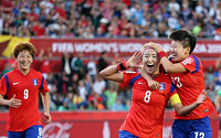 [여자 월드컵] 김수연, 극적인 역전골…한국, 스페인에 2-1 리드
