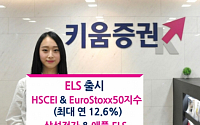키움증권, 10일까지 연14.5% 등 ELS 2종 판매
