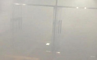 4호선 서울역 승강장 에스컬레이터서 연기…모터 과열된 듯