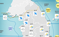 장마전선 영향, 오늘 제주도-&gt;내일 전국 대부분