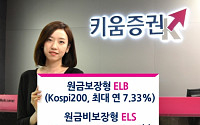 키움증권, 원금보장형 ELB 등 출시