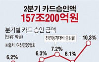 [데이터뉴스] 2분기 카드승인액 전년비 10.3% 증가...메르스 영향 미미