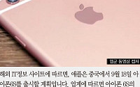 [짤막카드] 내달 출시되는 '아이폰6S'... 로즈골드 색상 추가되나?