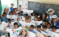 삼성물산, 인도 지역 초등학교서 해외봉사활동 펼쳐