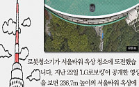 [짤막카드] 서울타워 옥상을 청소하라…‘극한 알바’ 나선 로봇청소기