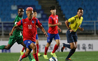 [수원컵] 한국, 전반 27분 나이지리아에 동점골 허용…1-1 ‘접전’