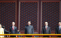 [중국 전승절 열병식] 박근혜, 시진핑 우측 두번째서 열병식 참관…그 의미는