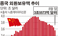 중국, 위안화 평가절하 ‘자승자박’…8월 외환보유액 사상 최대폭 감소