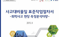 화학사고시 신속 대응… 사고물질 ‘표준작업절차서’ 나와