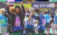 ‘아육대’ 방탄소년단·EXID 400m 릴레이 ‘우승’