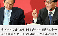 [카드뉴스] 서청원 “이제는 용서하지 않겠다” vs. 김무성 “공개·비공개 구분해야”