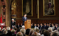 시진핑, 영국 의회서 연설…“양국 관계 새로운 고도에 오를 것”